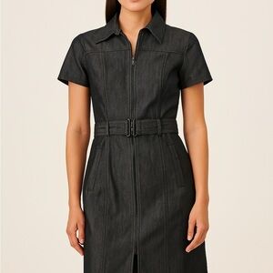🩵2FOR$20 Calvin Klein Denim Shirt Dress